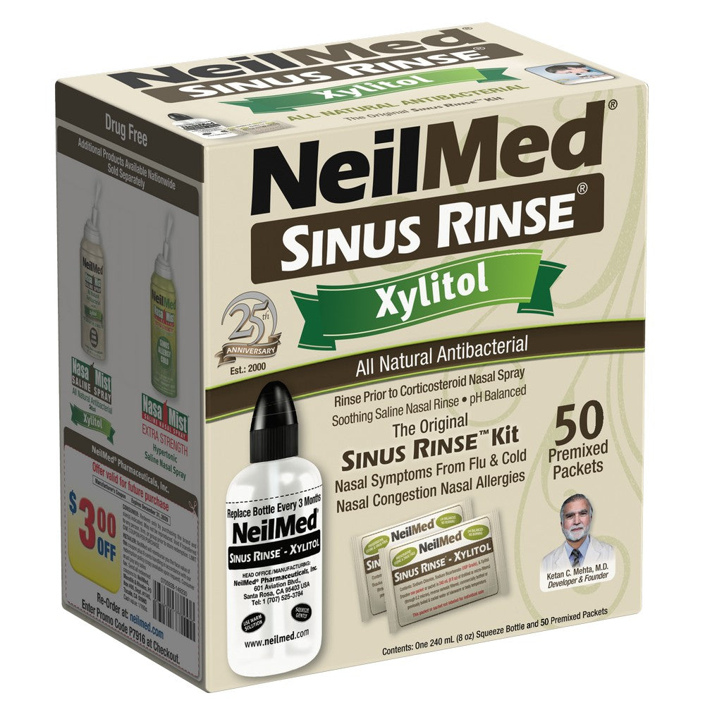 NeilMed Sinus Rinse Kit with Xylitol