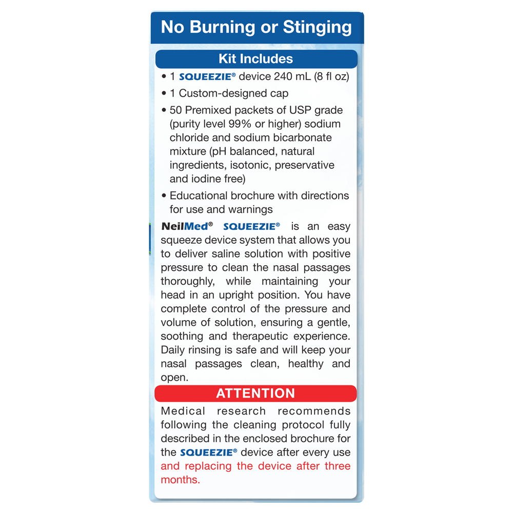 NeilMed NäsaKleen Squeezie Nasal Rinsing System