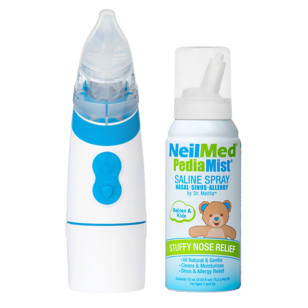 NeilMed Battery Operated Aspirator & NeilMed PediaMist