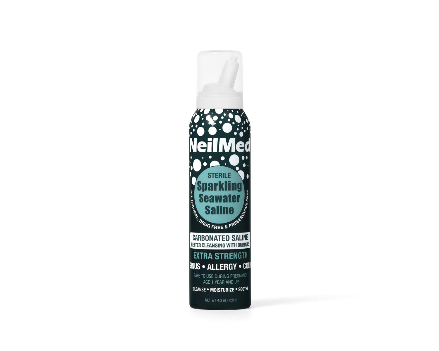 Sparkling Seawater Extra Strength Carbonated Saline Spray 125 mL
