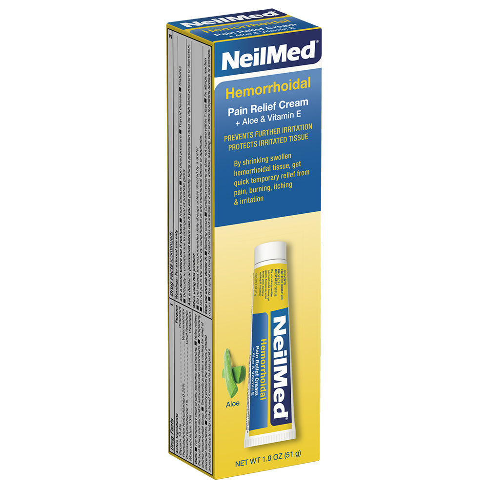 NeilMed Hemorrhoidal Pain Relief Cream with Aloe & Vitamin E (1.8 oz)