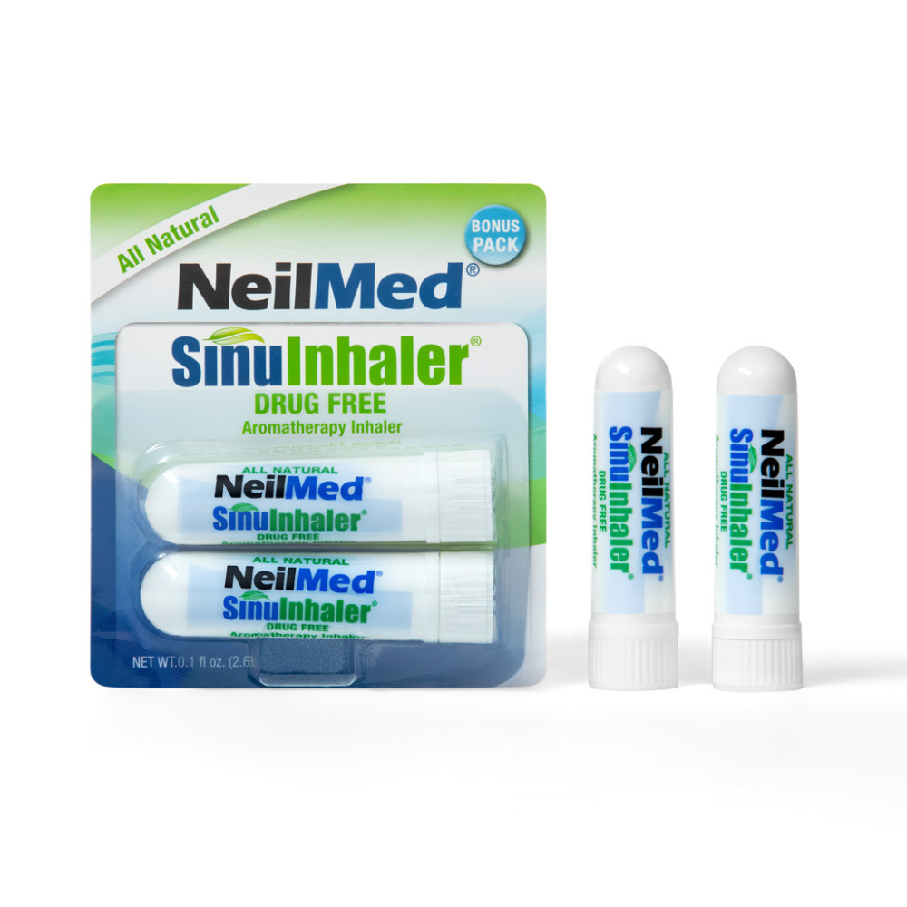 NeilMed Sinus Rinse Kit & NeilMed SinuInhaler Natural Non Medicated Aromatherapy Inhaler