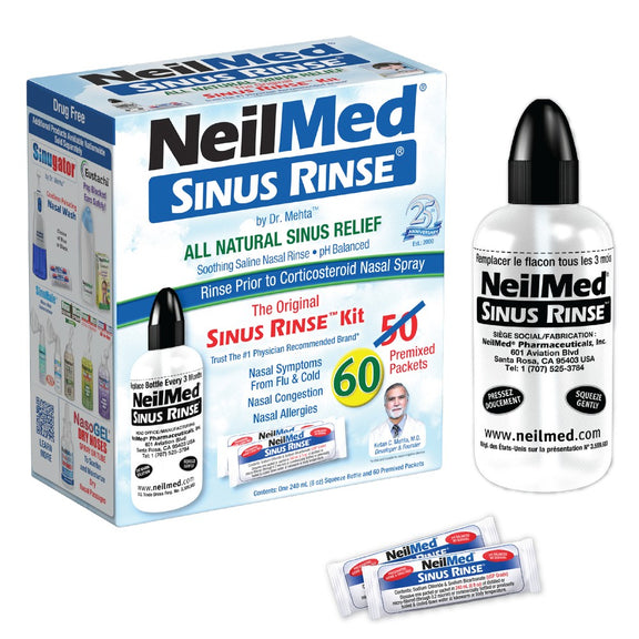 NeilMed Sinus Rinse Kit with 50 Packets