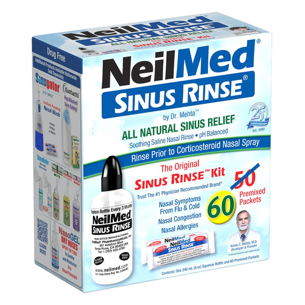 NeilMed Sinus Rinse Kit with 50 Packets