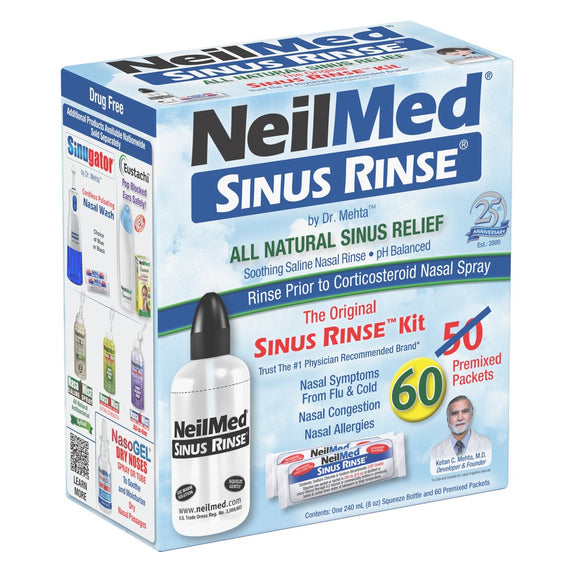 NeilMed Sinus Rinse Kit with 50 Packets