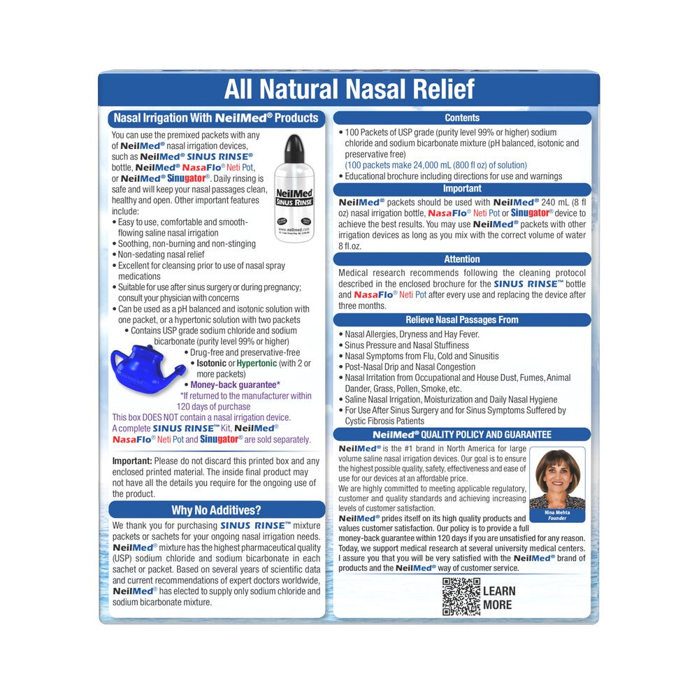 Neulmed nasal relief product packaging with text and branding.