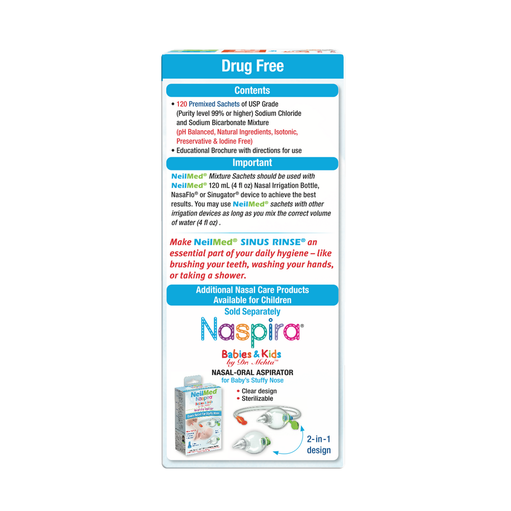 Sinus Rinse Pediatric 120 Packets