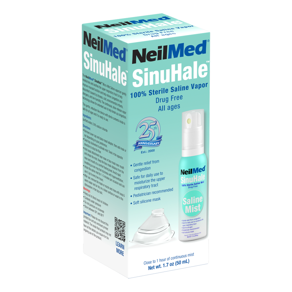NeilMed SinuHale Saline Mist packaging on a white background