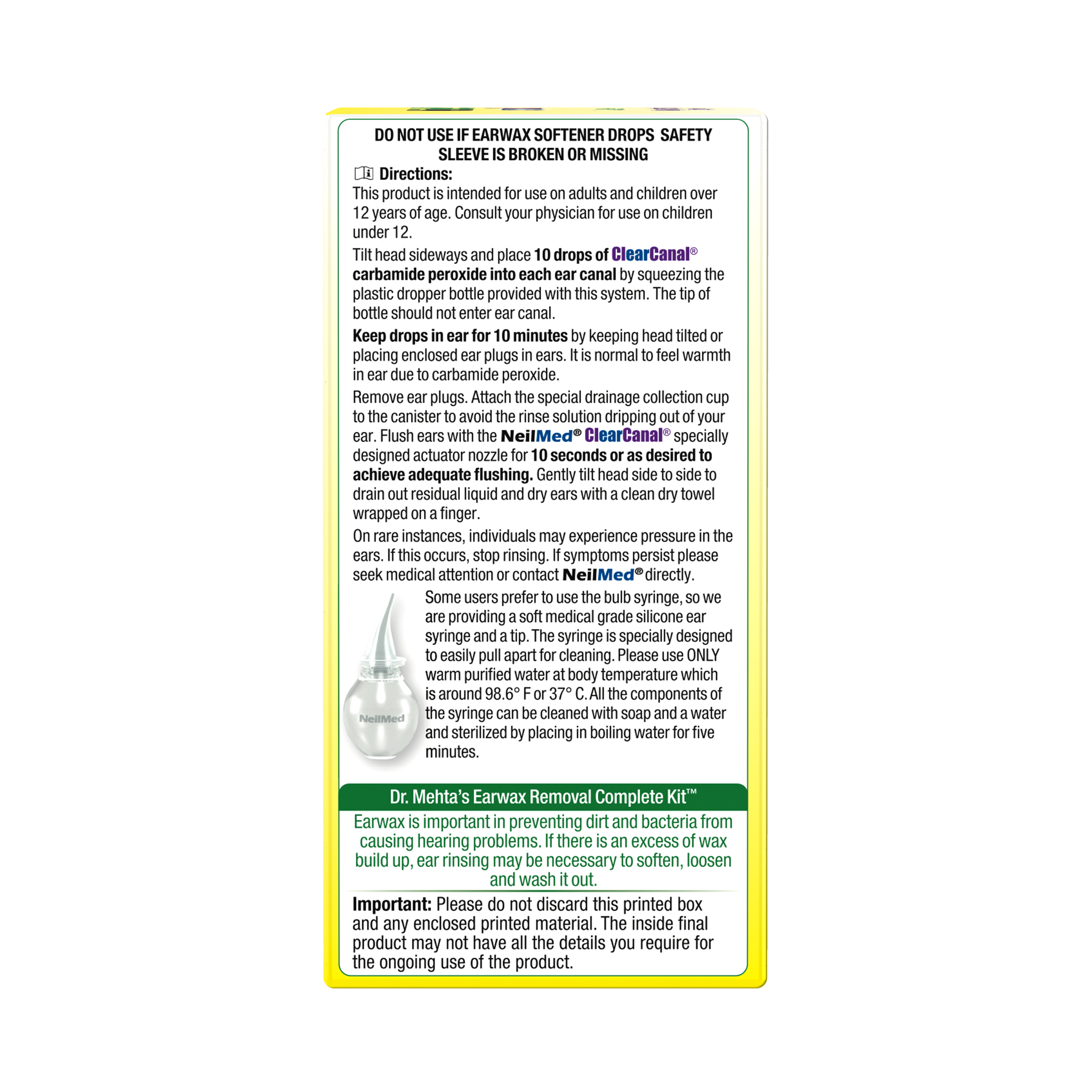 NeilMed Clearcanal  (Pack of 2)