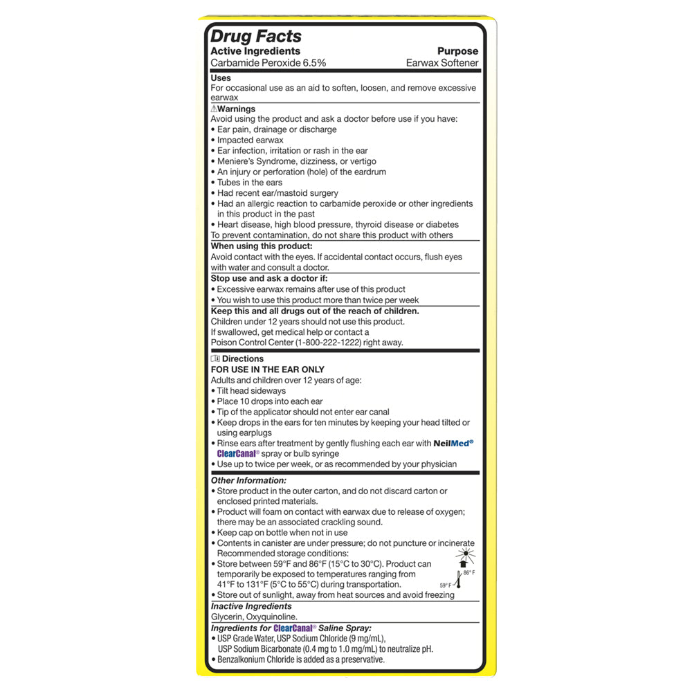 Clearcanal Ear Wax Removal Complete Kit - 75mL