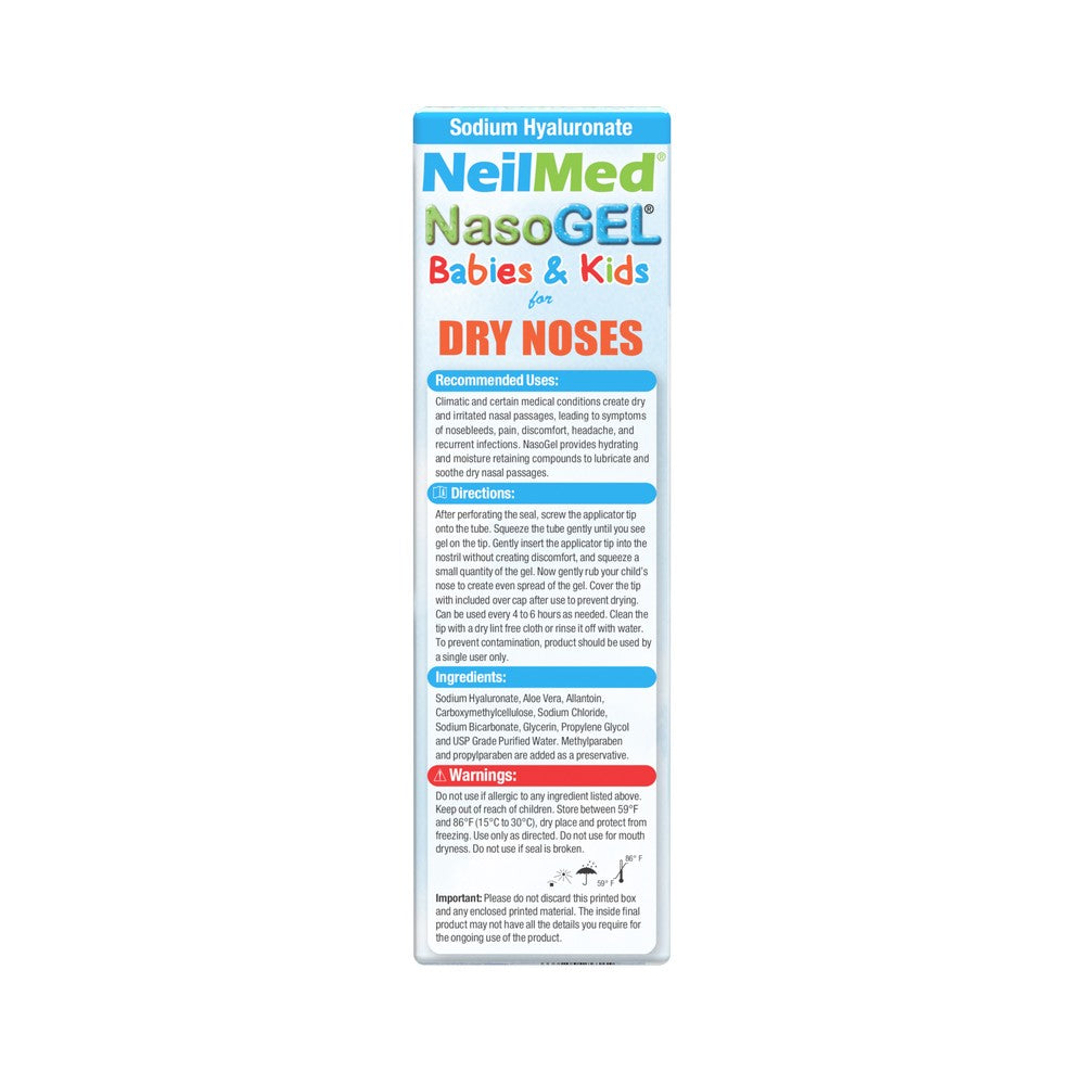 NeilMed NasoGEL for Babies & Kids packaging on a white background