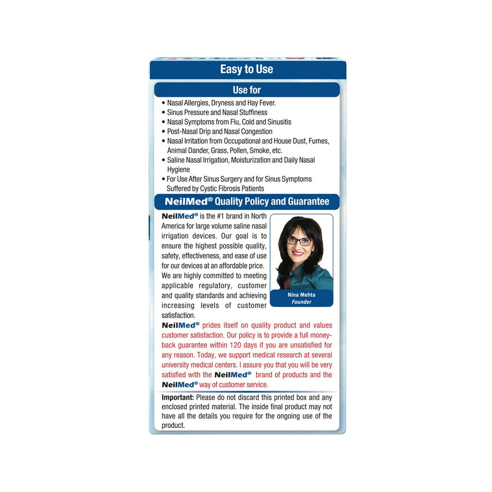 Sinugator Cordless Pulsating Nasal Wash - Blue