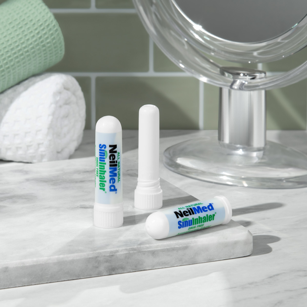 NeilMed Sinus Rinse Kit & NeilMed SinuInhaler Natural Non Medicated Aromatherapy Inhaler