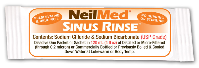 Sinus Rinse Pediatric Kit with 60 Packets