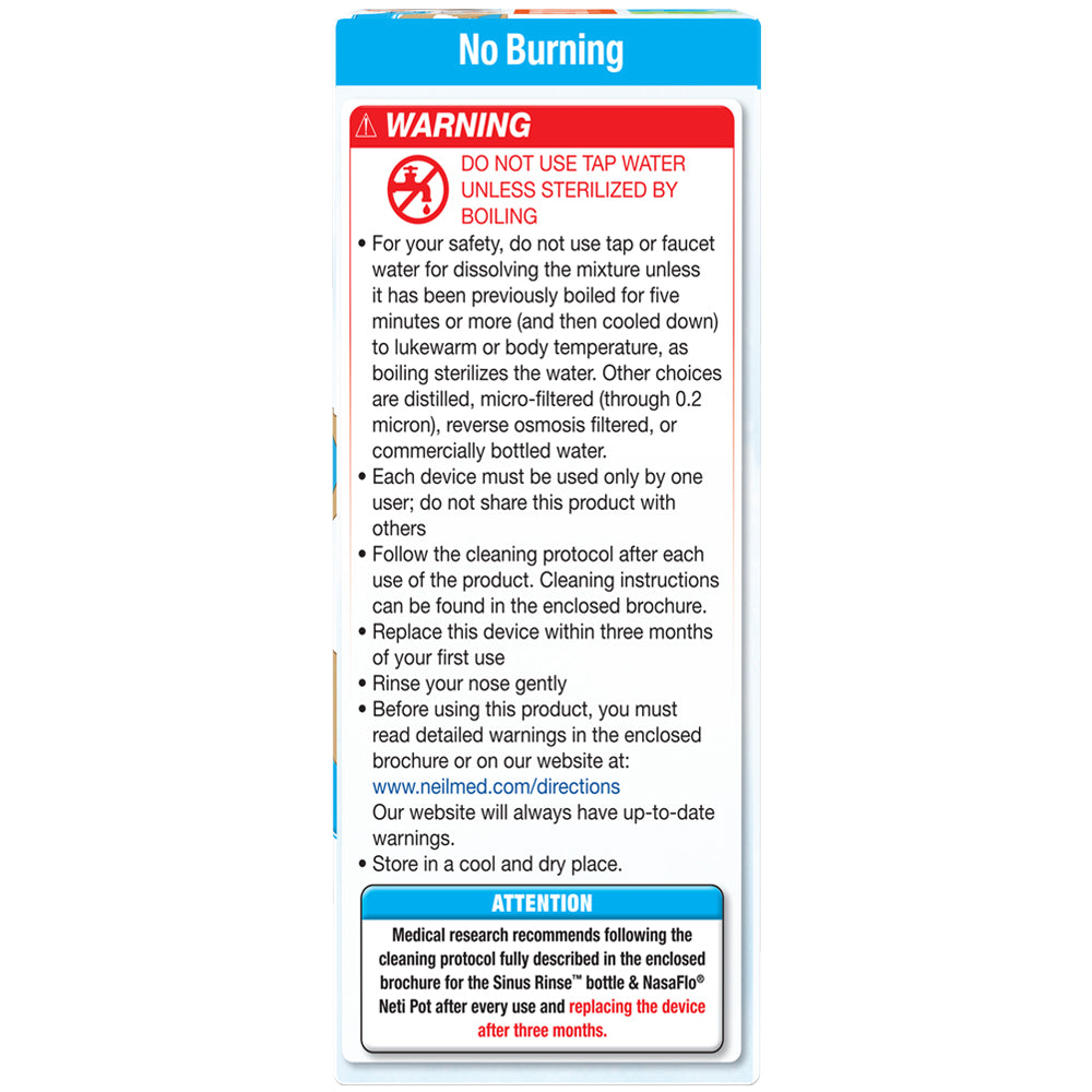 Sinus Rinse Pediatric Kit with 60 Packets