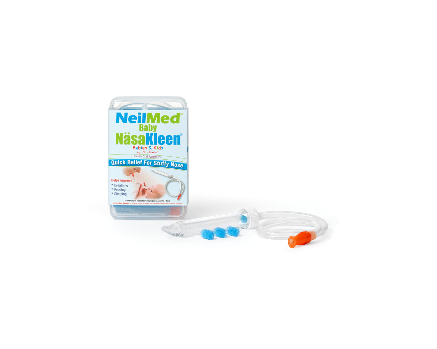 NeilMed NäsaKleen device and packaging on a white background