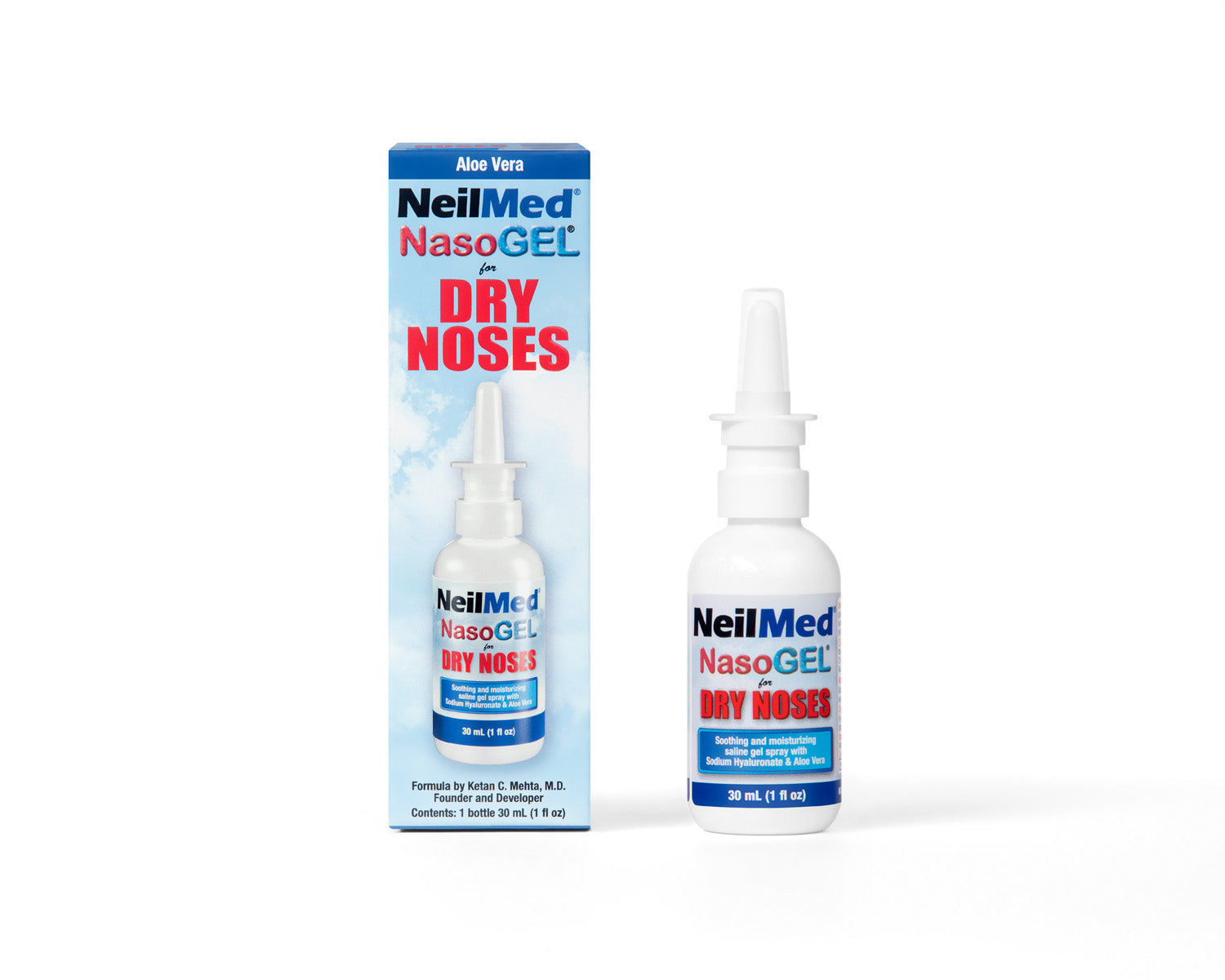 NeilMed NasoGEL for Dry Noses packaging and bottle on a white background