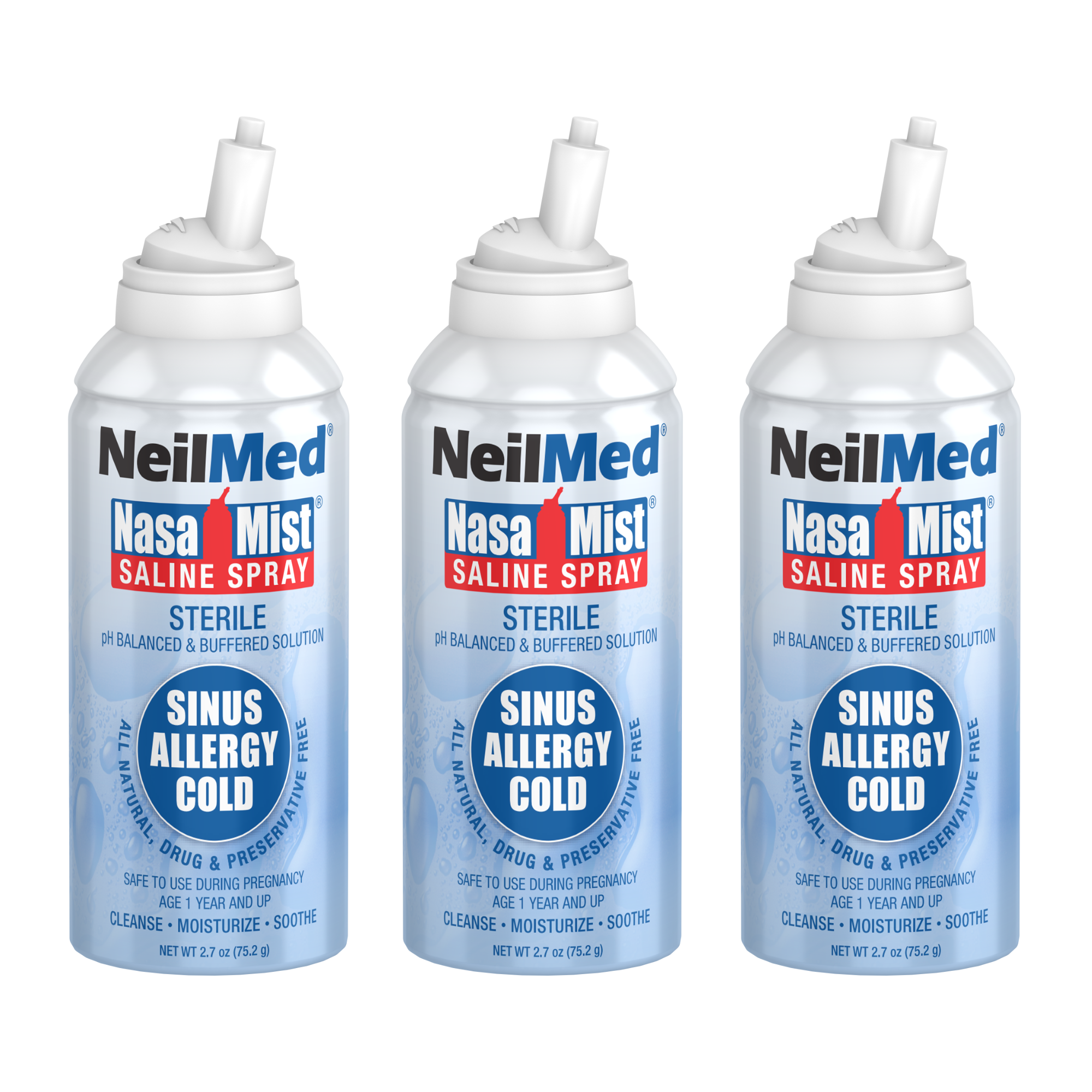 NeilMed NasaMist 75ml (Pack of 3)
