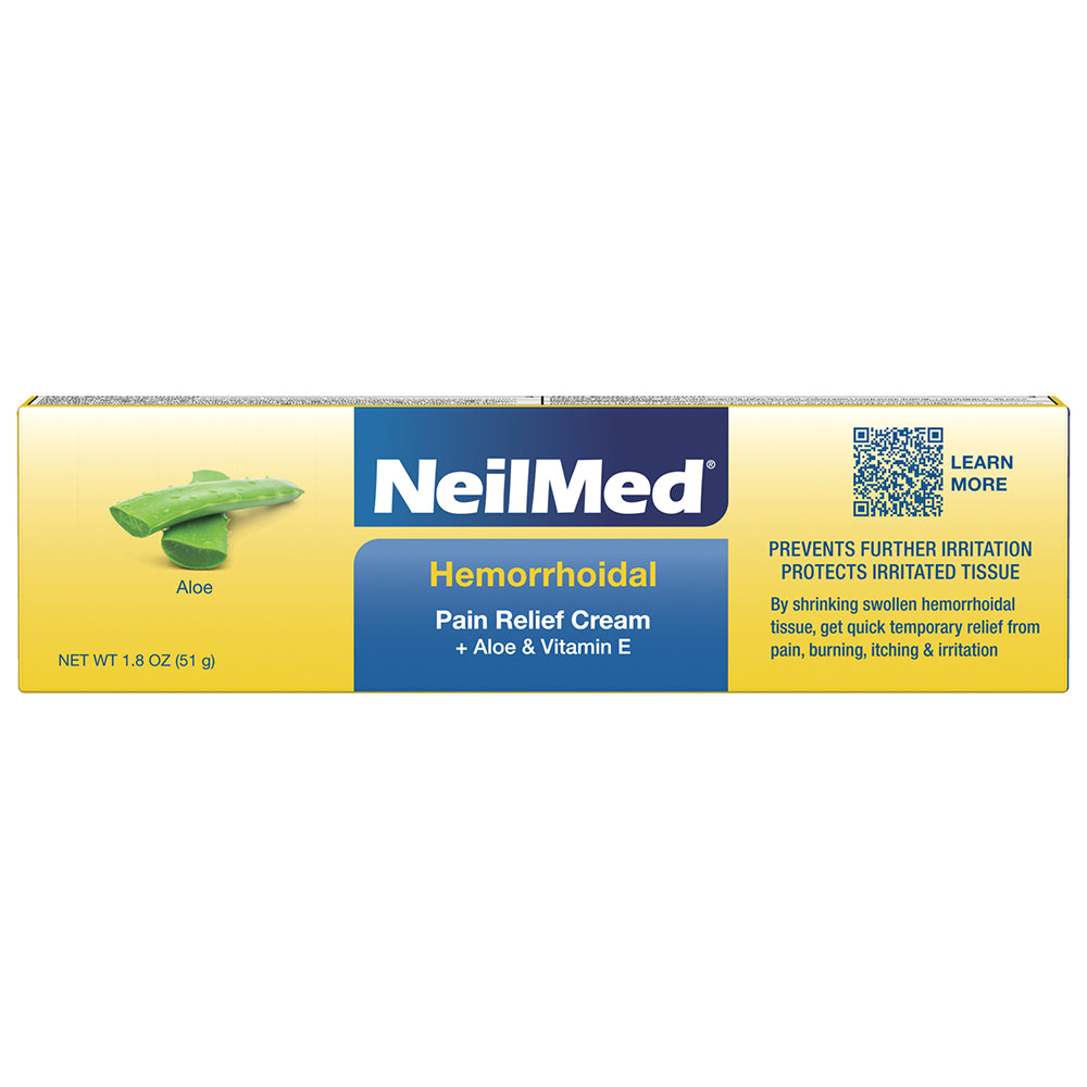 NeilMed Hemorrhoidal Pain Relief Cream with Aloe & Vitamin E (1.8 oz)