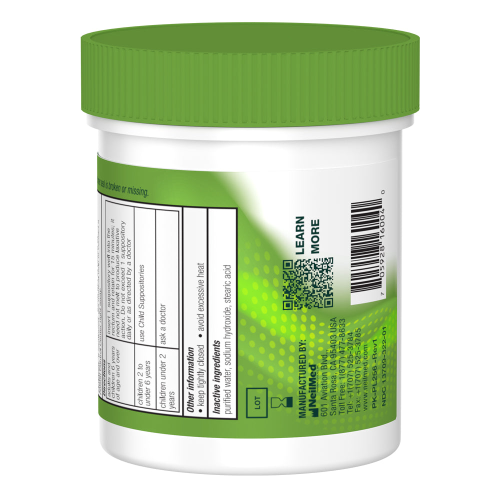 NeilMed Glycerin Suppositories - 25ct