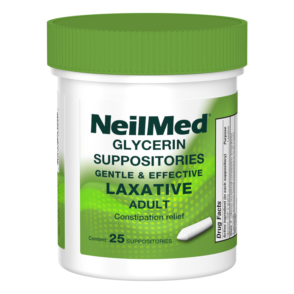NeilMed Glycerin Suppositories - 25ct