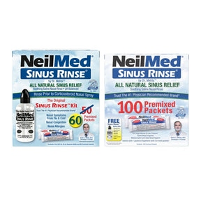 NeilMed Sinus Rinse Kit & NeilMed Sinus Rinse Regular Premixed Packets