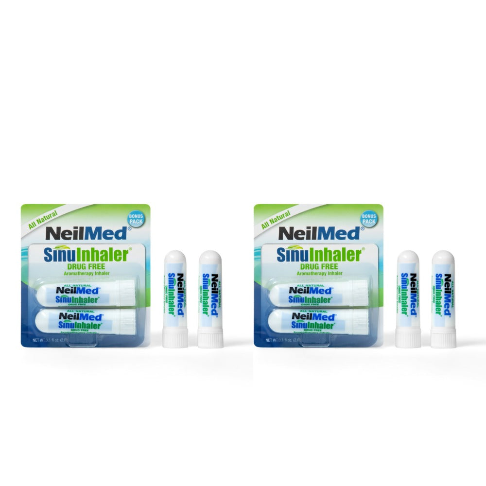 NeilMed SinuInhaler Natural Non Medicated Aromatherapy Inhaler Combo