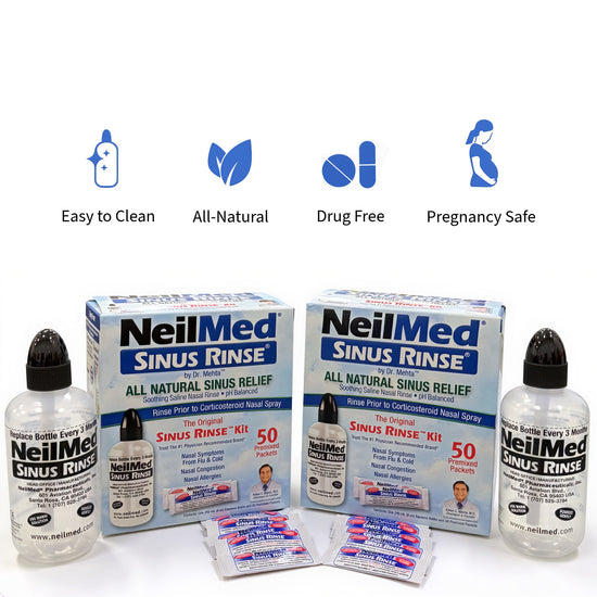 NeilMed Sinus Rinse Kit with 50 Packets
