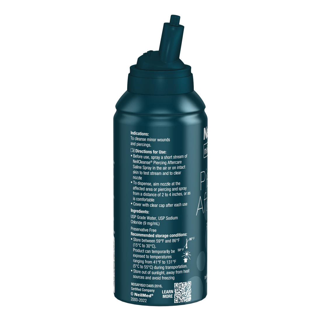 Can you use saline nasal spray on piercings discount