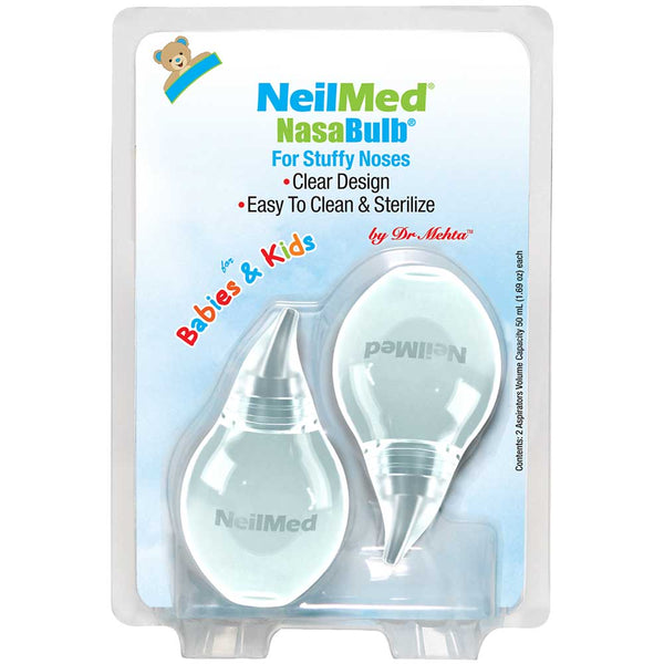 Neil Med Nasa Bulb Babies & Kids Nasal Aspirator Sterilizeable NEW NIP